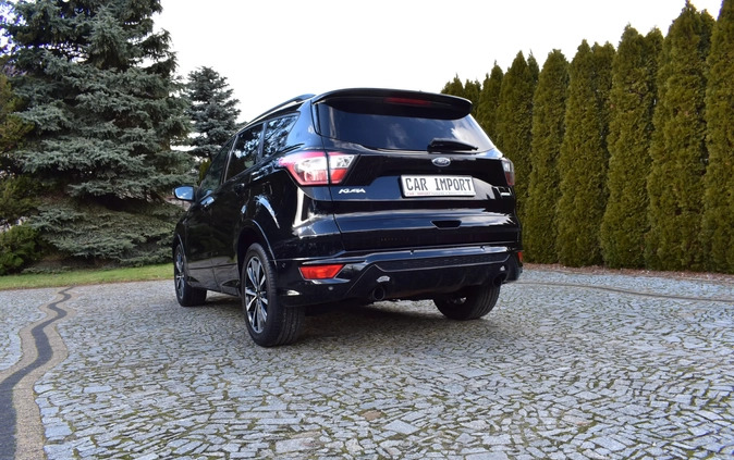 Ford Kuga cena 73500 przebieg: 118357, rok produkcji 2018 z Stoczek Łukowski małe 781